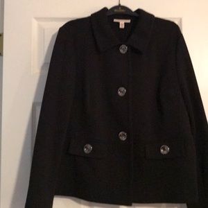 Black JM collection unlined jacket